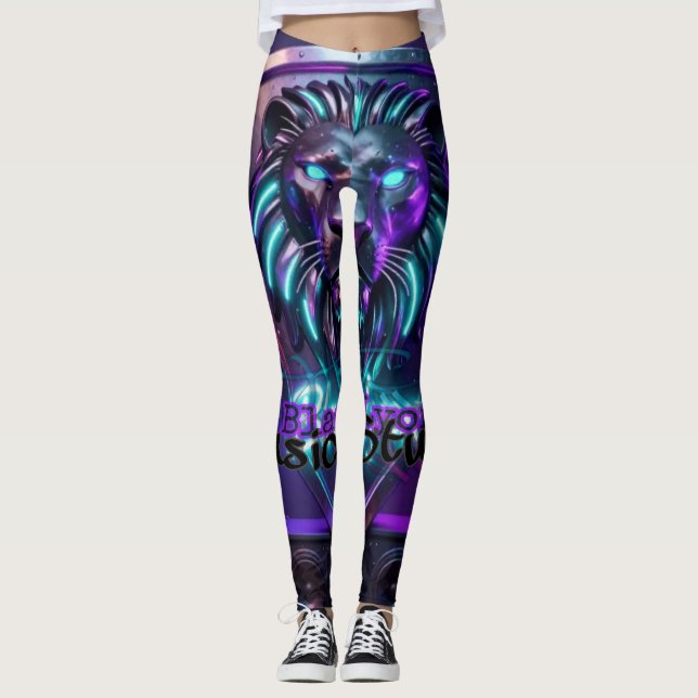 Leggings Studio de musique amour (Devant)