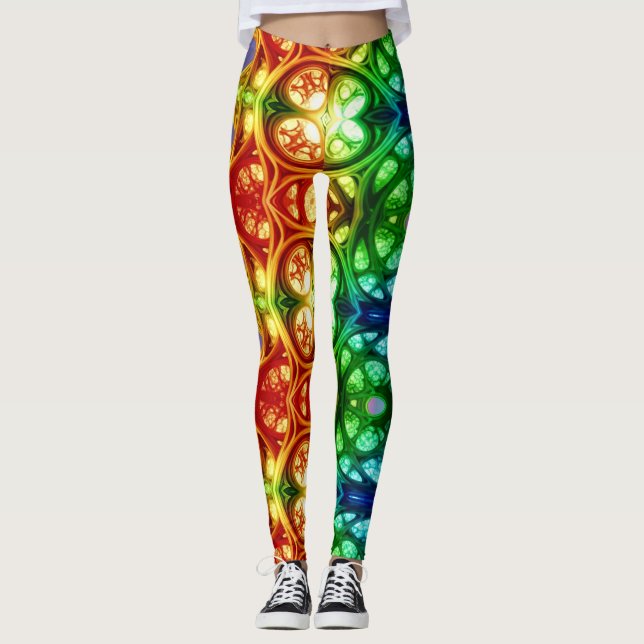Leggings Style beau coloré "Ratti_Creative_Arts" (Devant)