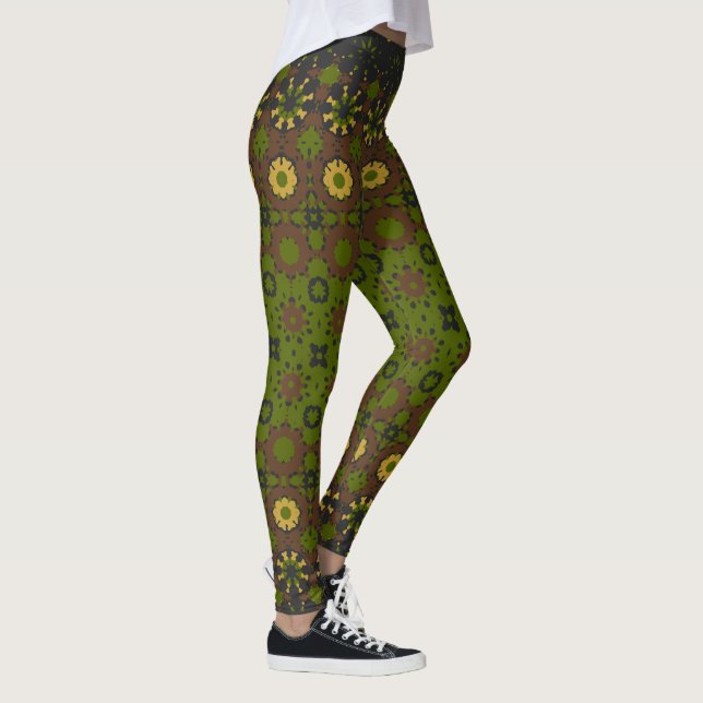 Leggings Style Camouflage Moderne Urbain Chic (Droite)