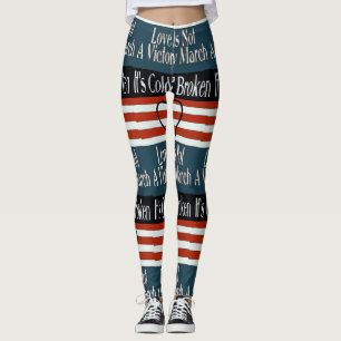 Leggings Style Chansons Abstraites,