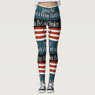 Leggings Style Chansons Abstraites,
