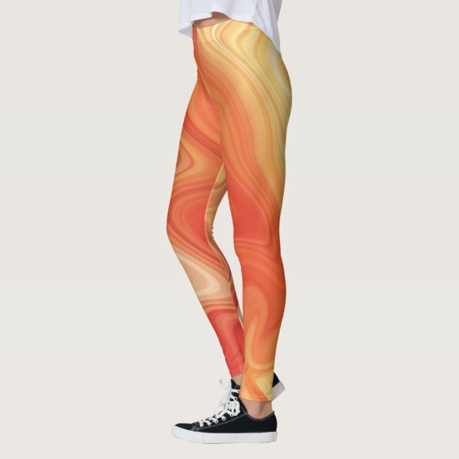 Leggings Style de flux de marbre (Gauche)
