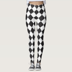 Leggings Style du tableau d'échecs