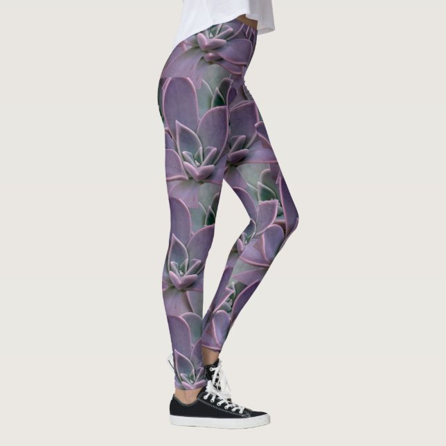 Leggings Succulent pourpre (Droite)
