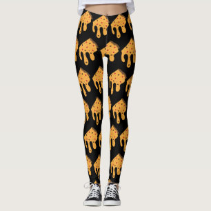 Leggings suintement de la pizza de fromage