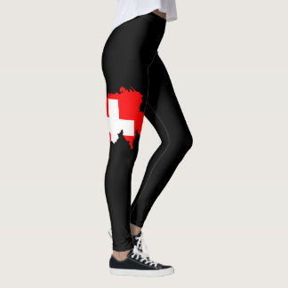 Leggings Suisse Drapeau suisse Fashion Pride femmes