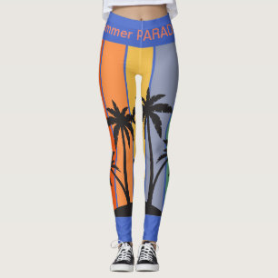 Leggings Summer PARADISE 2023 dans le Vintage Retro Style T