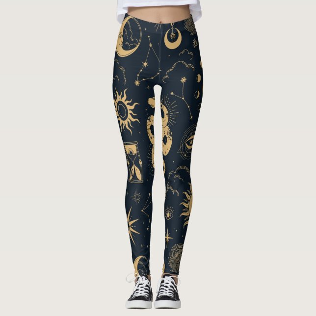 Leggings Sun and Moon -Astronomy Witch (Devant)