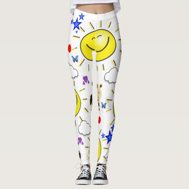 Leggings Sun de vache (Devant)