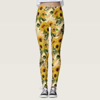 Leggings Sunflower Gifts The Sunflower Is A Favorite Emblem
