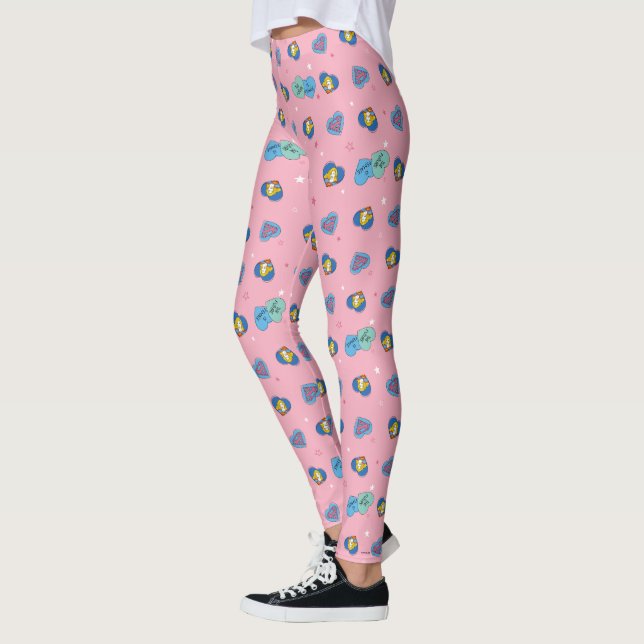 Leggings Supergirl hors de ce monde Retro Graphisme (Gauche)