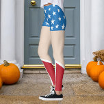 Leggings Superhero féminin<br><div class="desc">légumineuses superhéros aux couleurs de peau variées</div>
