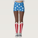 Leggings Superhero féminin<br><div class="desc">légumineuses superhéros aux couleurs de peau variées</div>