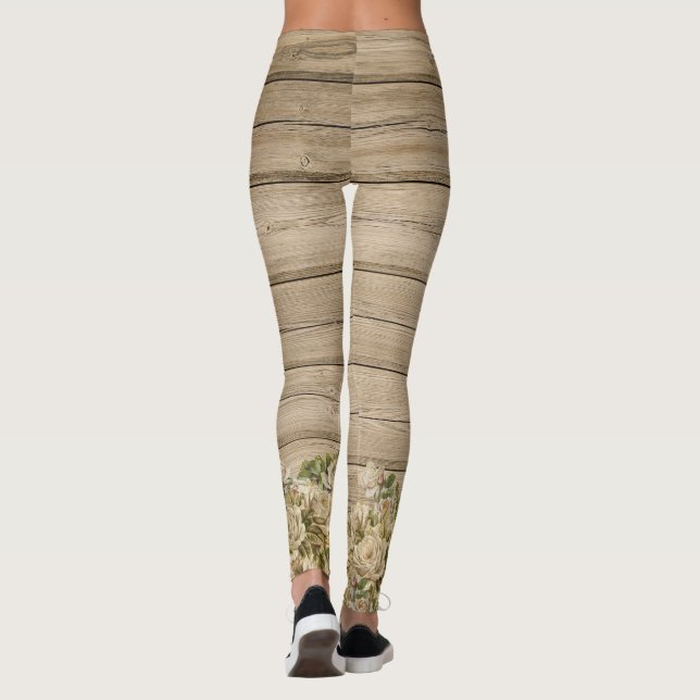 Leggings Sur le bois Rose beige (Dos)