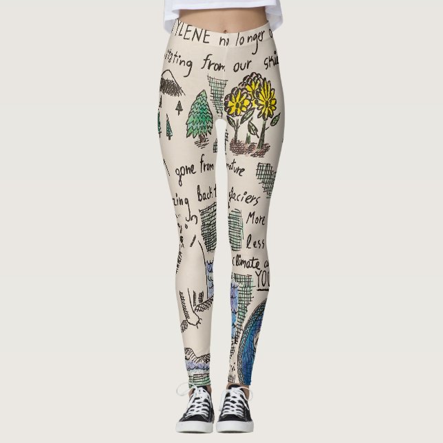 Leggings sur le changement climatique (Devant)