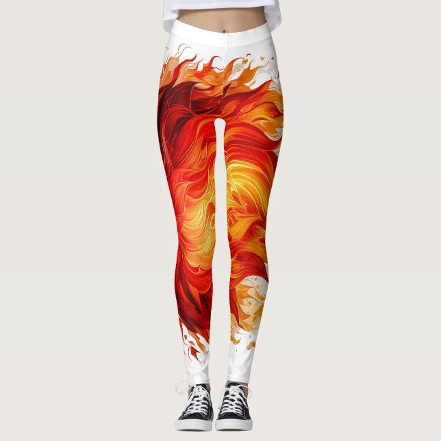 LEGGINGS SUR LE FEU (Devant)