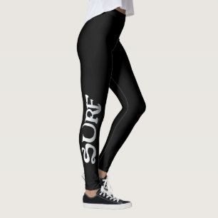 Leggings Surf pattes noires