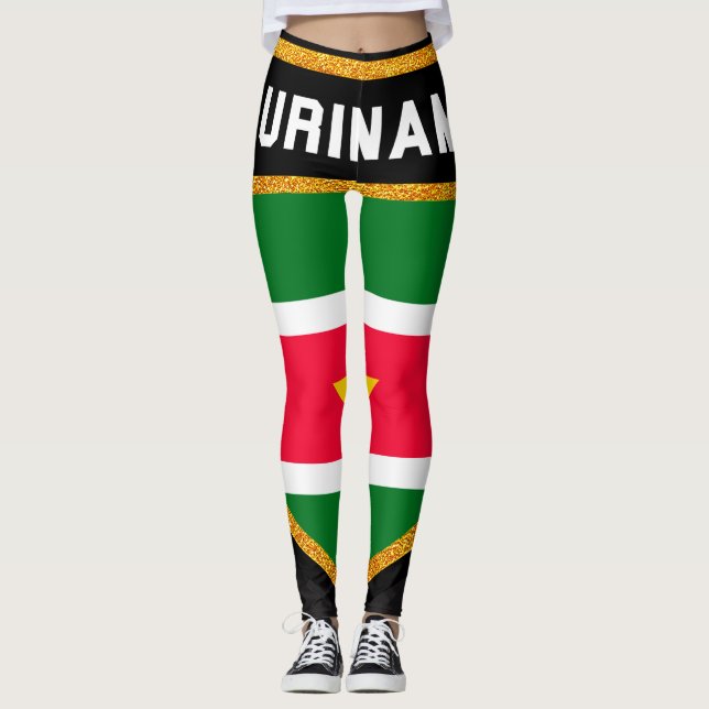 Leggings Suriname Flag (Devant)