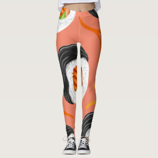 Leggings Sushi Roll Athletic Yoga
