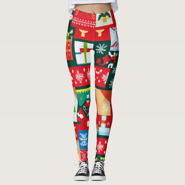 Leggings Sweat moche Noël 1 (Devant)