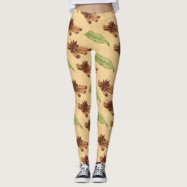 Leggings Sweet Pea Flower (Devant)