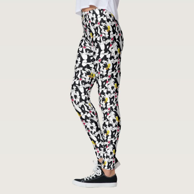 Leggings SYLVESTER™ & TWEETY™ Motif (Gauche)