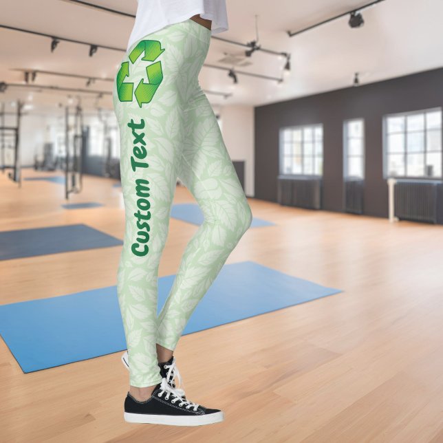 Leggings Symbole de recyclage (Créateur téléchargé)