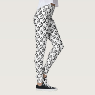 Leggings Symbole du Zodiaque de la Virgo Standard par Kenne