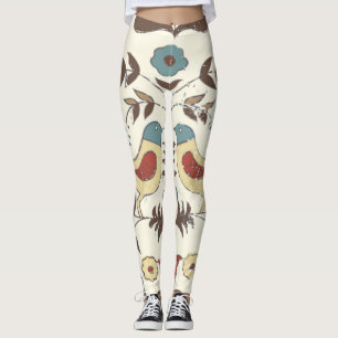Leggings SYMBOLE Hex Amish néerlandais Pennsylvanie Bird Am