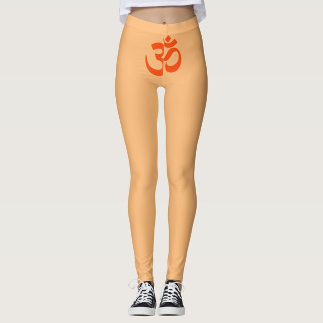 Leggings Symbole Om indien (Devant)