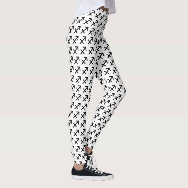 Leggings Symbole zodiaque Sagittarius Standard par K Yoncic (Droite)