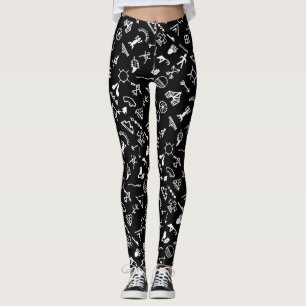 Leggings Symboles d'images amérindiens