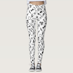 Leggings Symboles d'images amérindiens