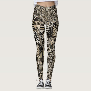 Leggings Symboles historiques anciens Style de tatouage