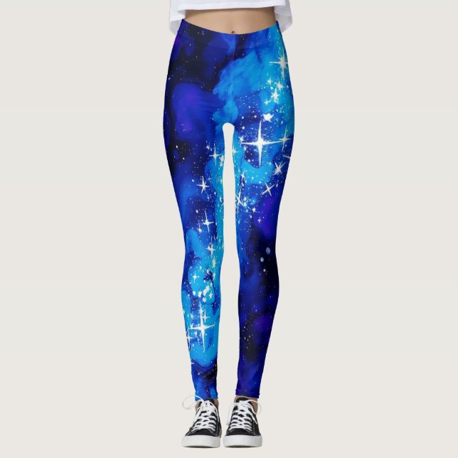 Leggings Symphonie céleste (Devant)
