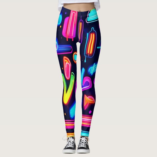 Leggings Symphonie Neon Dreamscape (Devant)