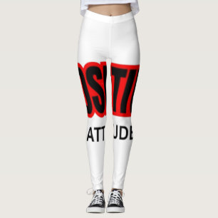 Leggings T-Shirt à typographie motivationnelle d'attitude p