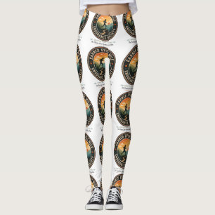Leggings T-shirt rétro pour coureur de trail Endurance Earn