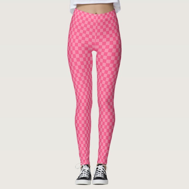 Leggings Tableau de bord rose (Devant)