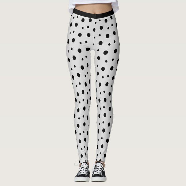 Leggings Taches de dalmatien magnifiques (Devant)