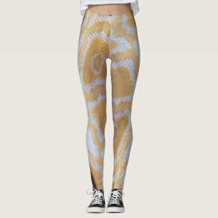 Leggings Taches d'impression de serpent Tights de peau de s