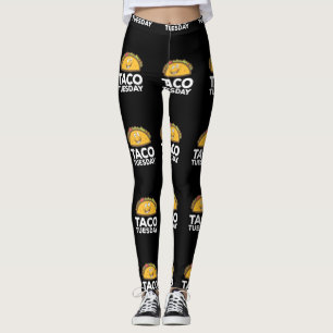 Leggings Taco Mardi Smiling Taco