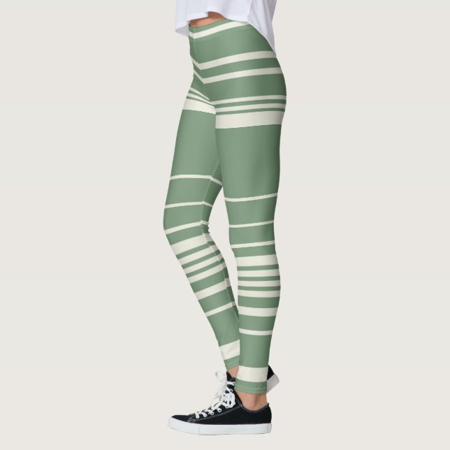 Leggings Tailles complexes en vert (Gauche)