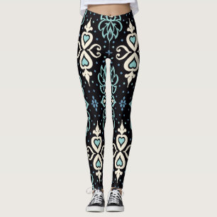 Leggings Talavera Azulejos mosaïque marocaine
