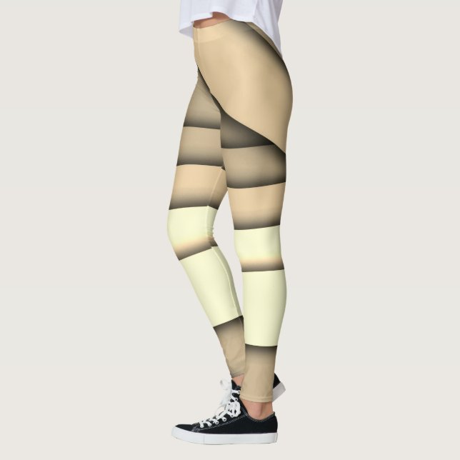 Leggings Tan monochrome moderne (Gauche)