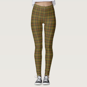 Leggings Tan Plaid