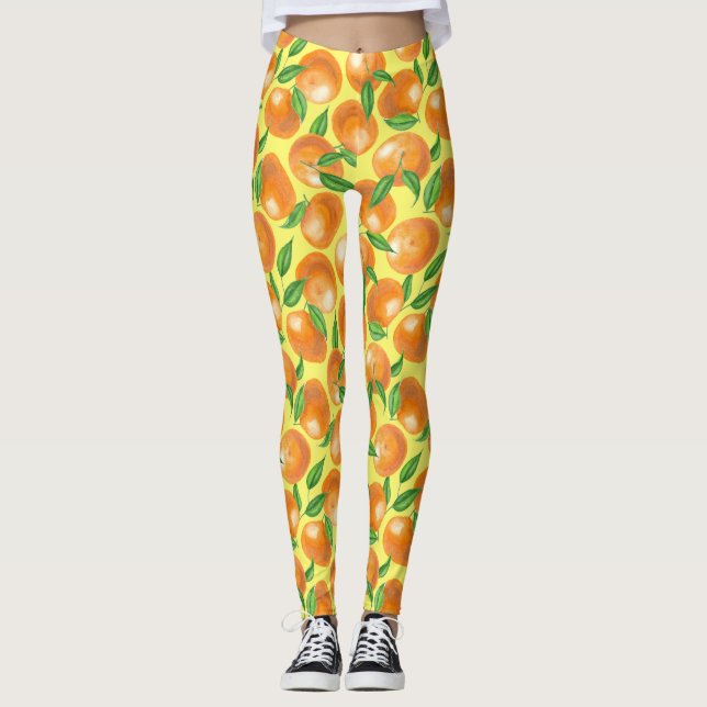 Leggings Tangères d'aquarelle (Devant)