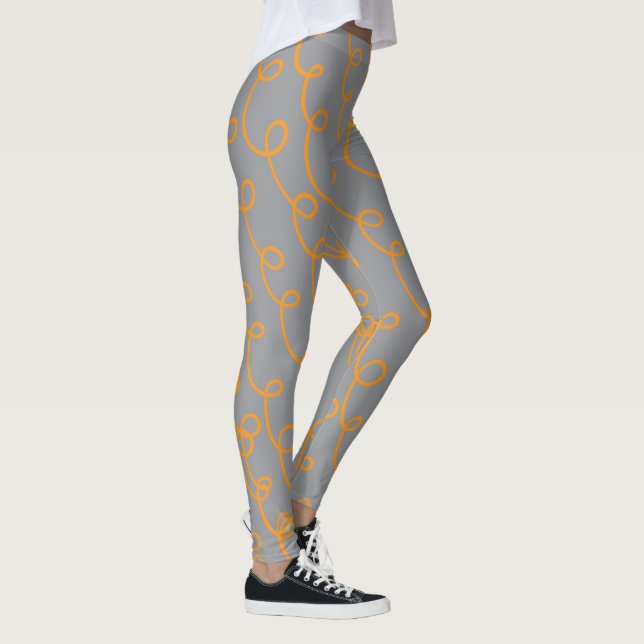 Leggings Tangerine Silver Gray Shine is not a correct trans (Droite)