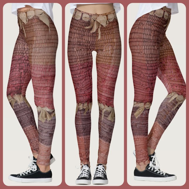 Leggings Tapis bohème chic multi-couleurs gitan (Créateur téléchargé)