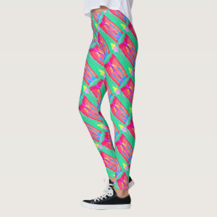 Leggings Tapis et chiffons Art pur abstrait suprême